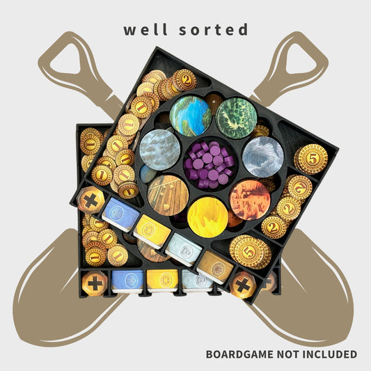 Age of Innovation Inlay - Brettspiel Organizer 3d Gedruckt