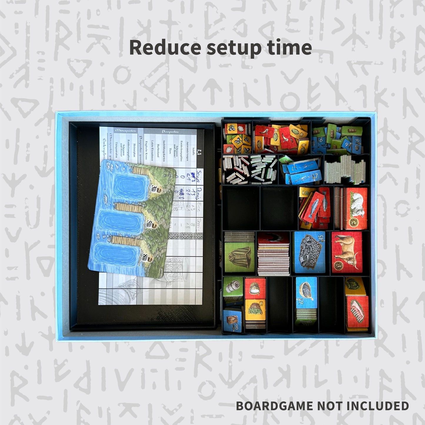 Ein Fest für Odin Inlay - Brettspiel Organizer