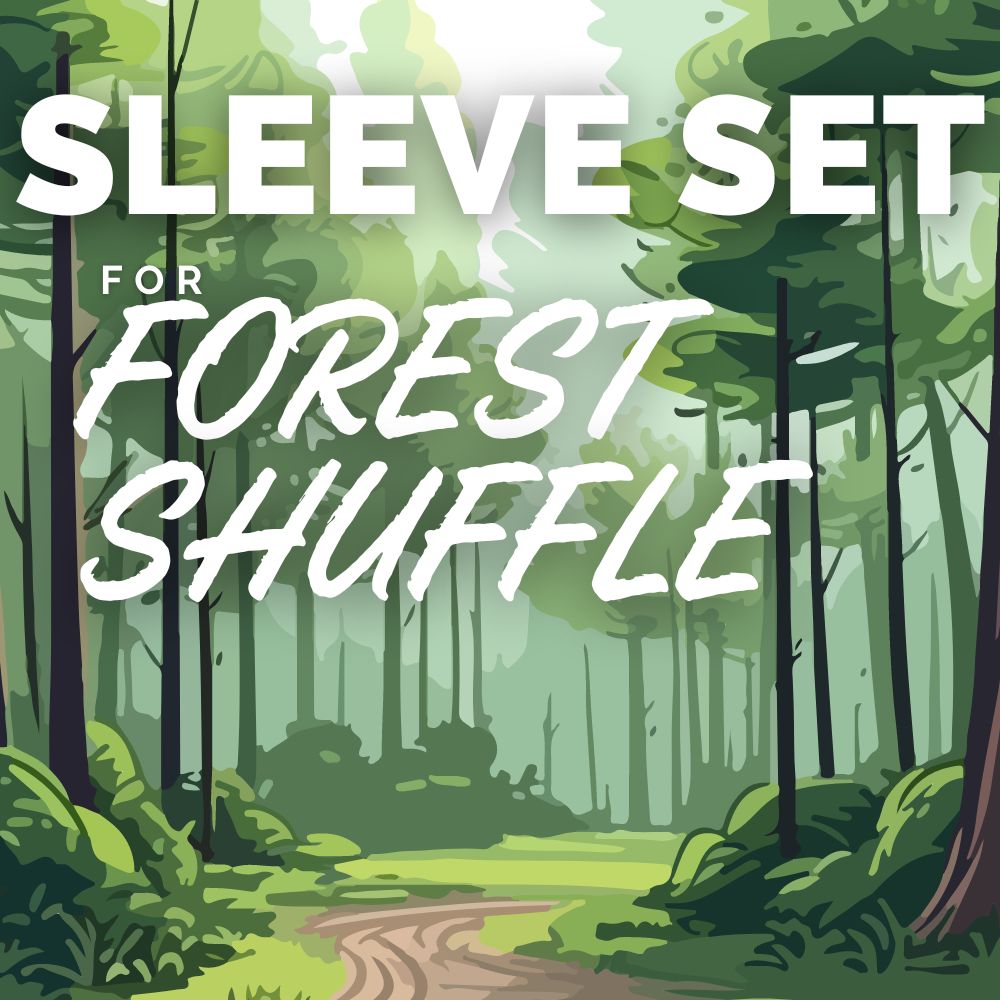 forest shuffle card sleeves Mischwald Karten-Hüllen Komplettset Game not included Paper Stock:100# White Uncoated Smooth Carmine and Kieran Pokemon Chilling Reign