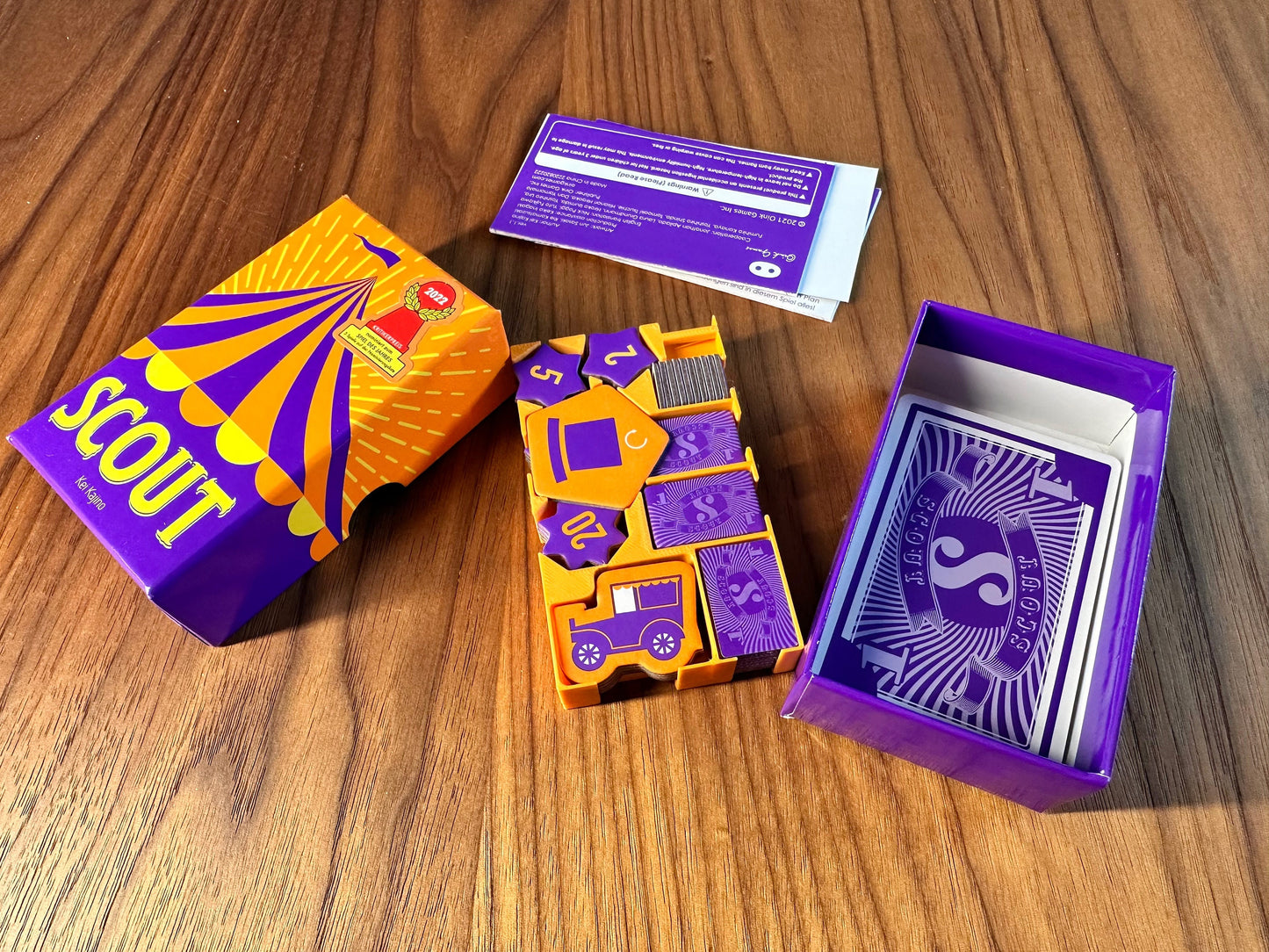 Scout Inlay - Brettspiel Organizer