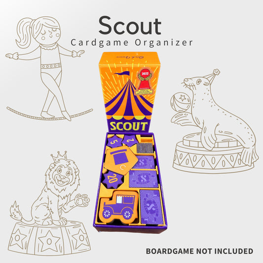 Scout Inlay - Boardgame Organizer