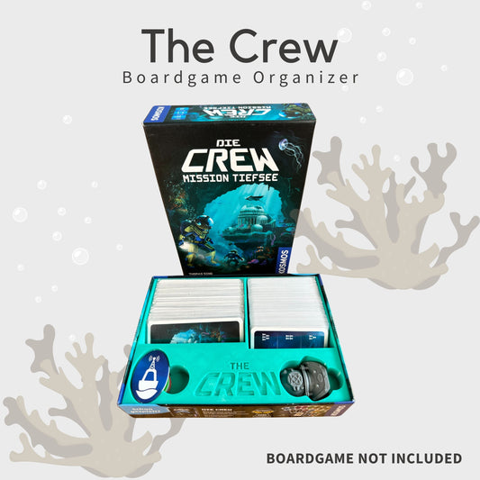 The Crew: Mission Deep Sea Inlay - Board Game Organizer 3D Printed