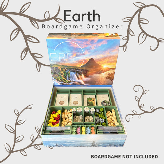 Earth Inlay - Boardgame Organizer
