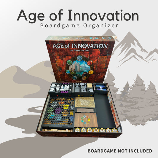 Age of Innovation Inlay - Boardgame Organizer