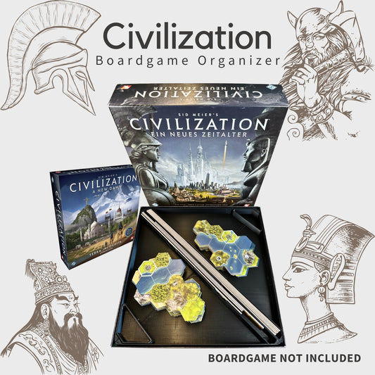 Civilization: A New Dawn insert - including Terra Incognita expansion