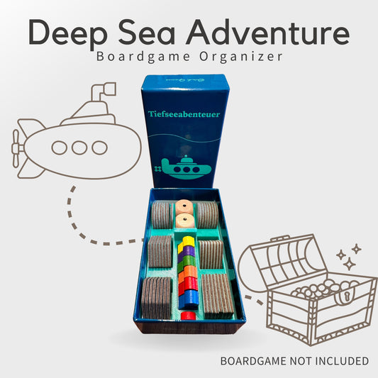 Deep Sea Adventure Inlay - Boardgame Organizer