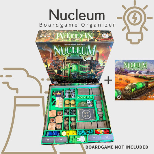 Nucleum Board Game Inlay Including Australia Epansion