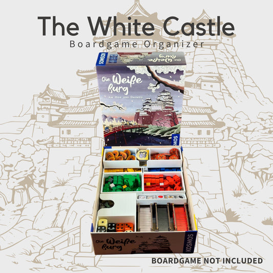 The White Castle Inlay - Boardgame Organizer