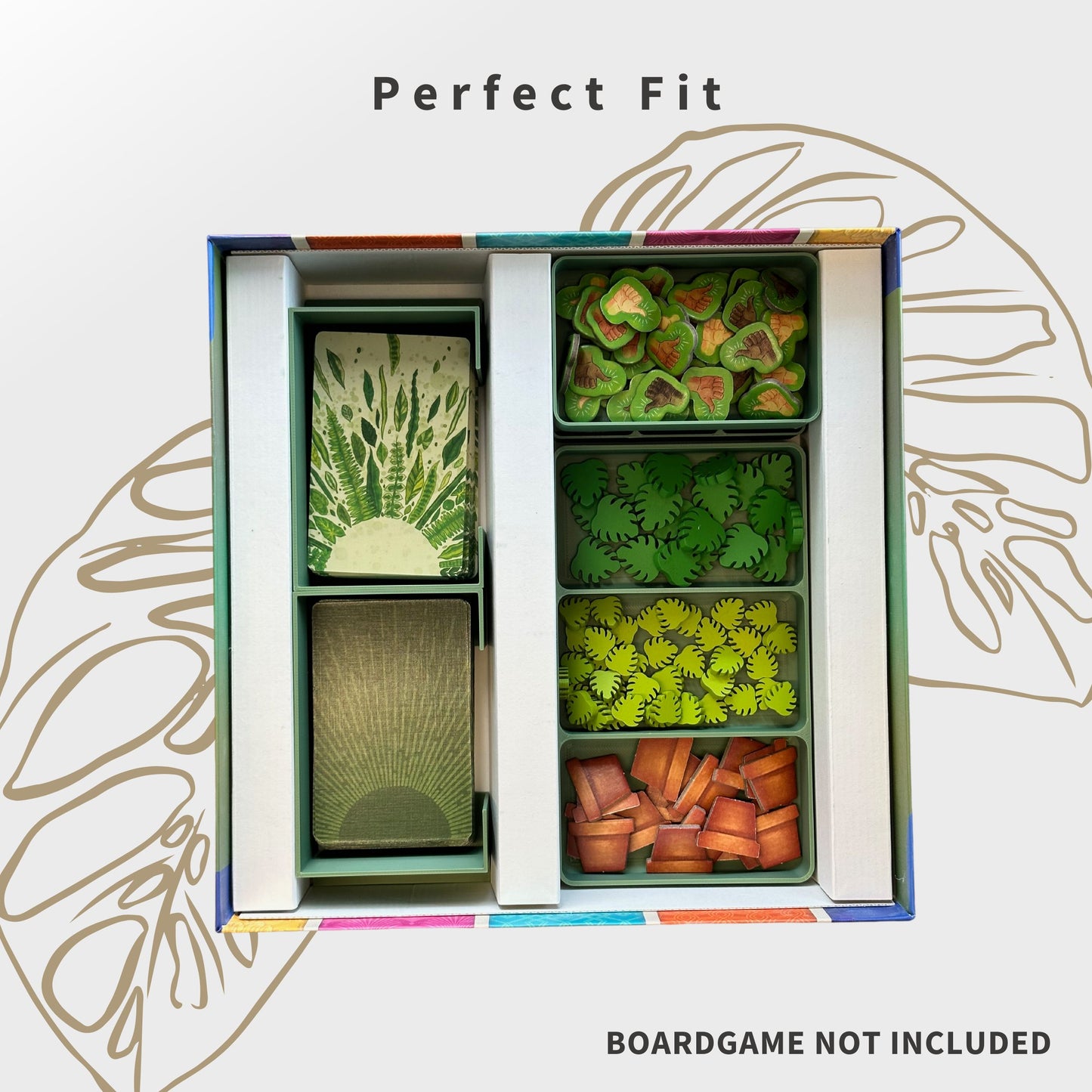Verdant Inlay - Boardgame Organizer