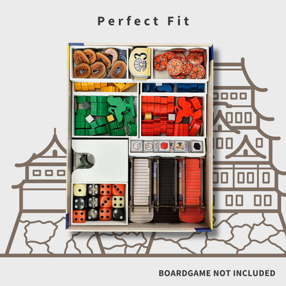 The White Castle Inlay - Boardgame Organizer