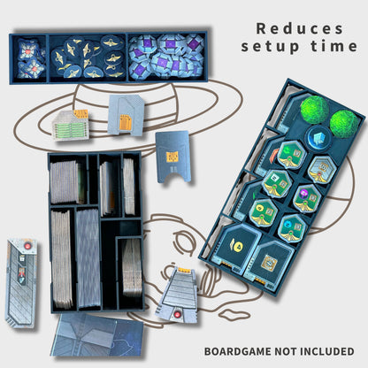 Gaia Project Inlay - Boardgame Organizer