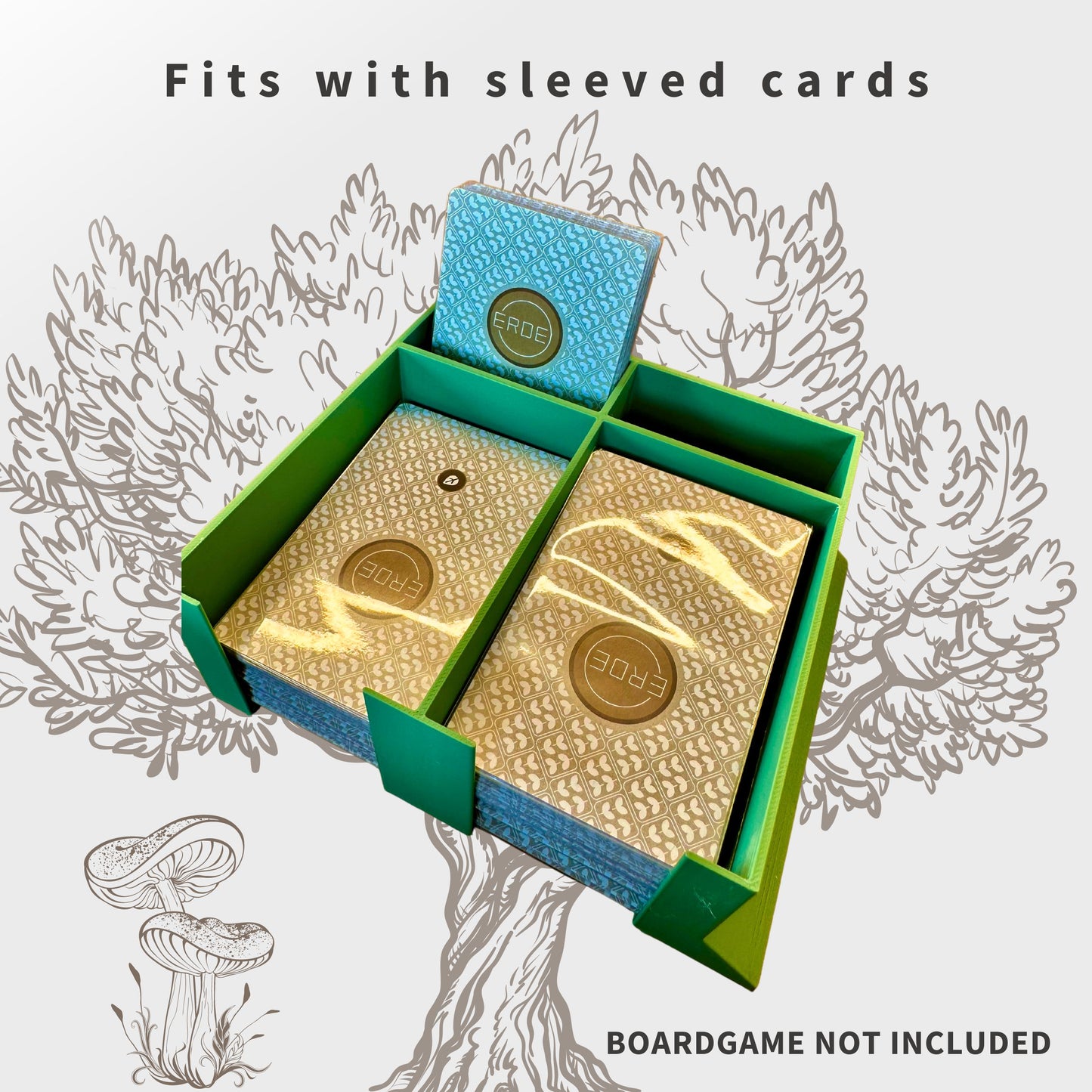 Earth Inlay - Boardgame Organizer