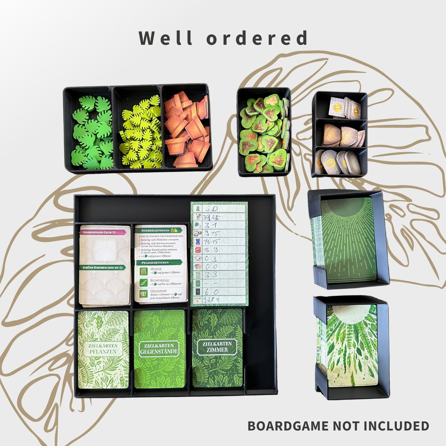 Verdant Inlay - Boardgame Organizer