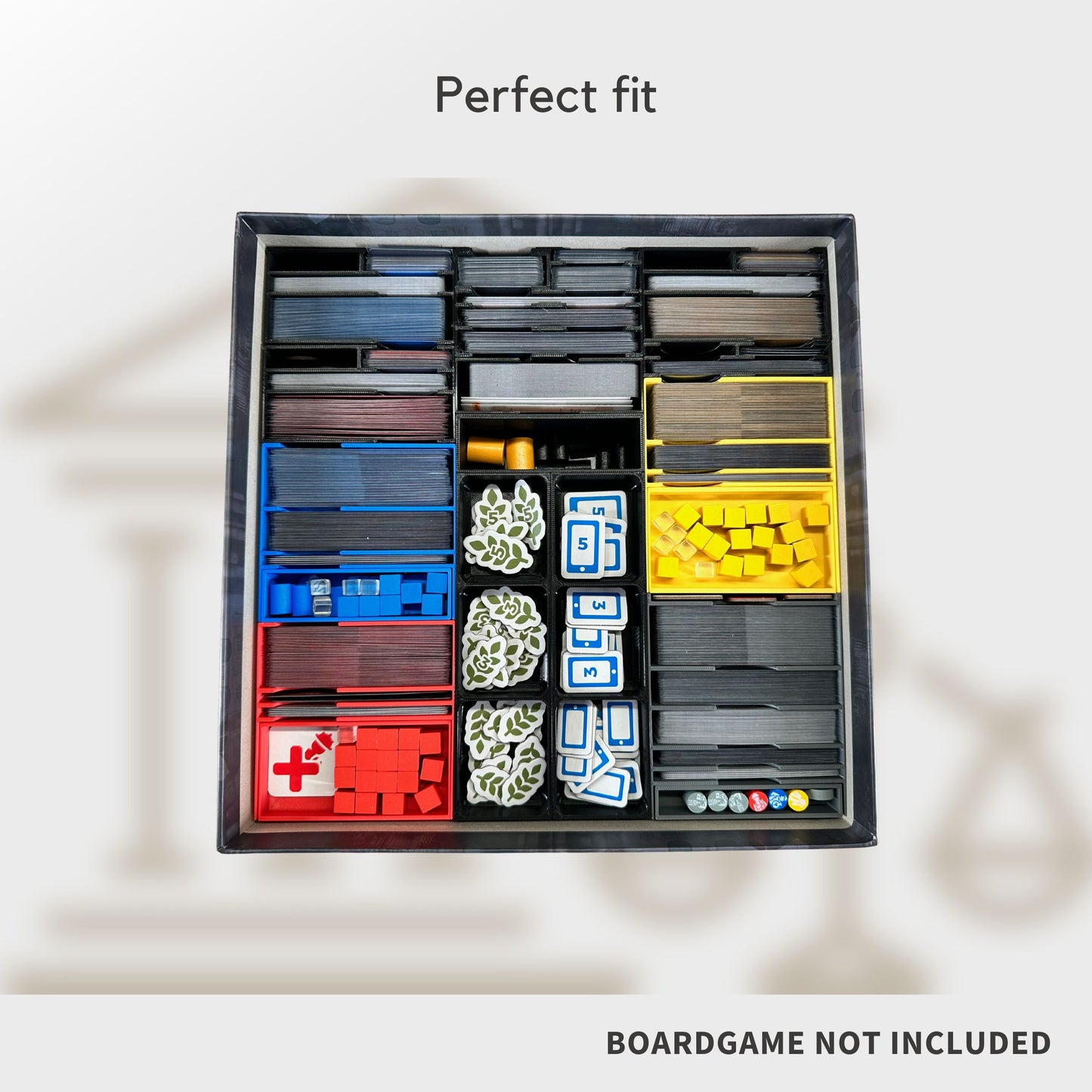 Hegemony Inlay - All In Boardgame Organizer (Extended Edition & Historical Events)