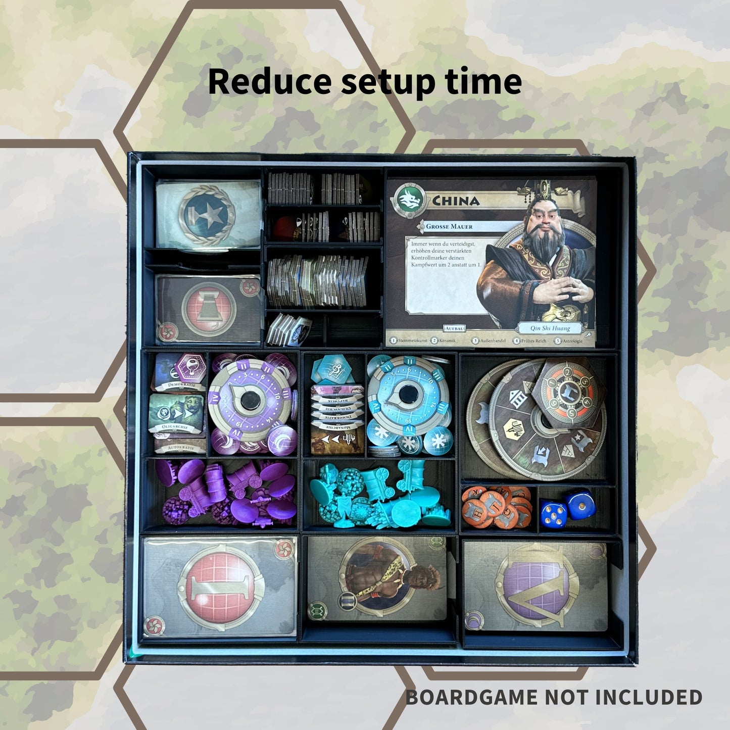 Civilization: A New Dawn insert - including Terra Incognita expansion