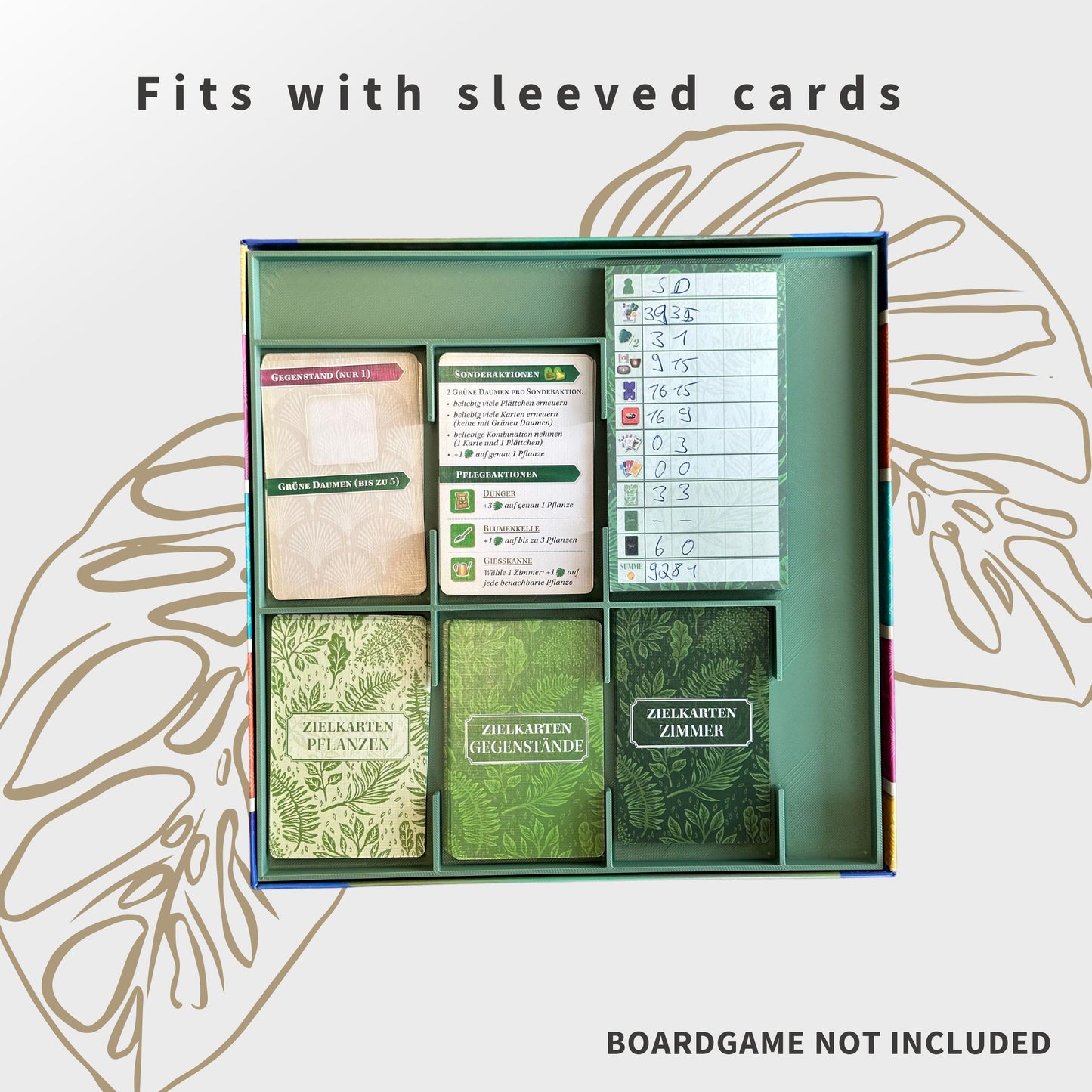 Verdant Inlay - Boardgame Organizer