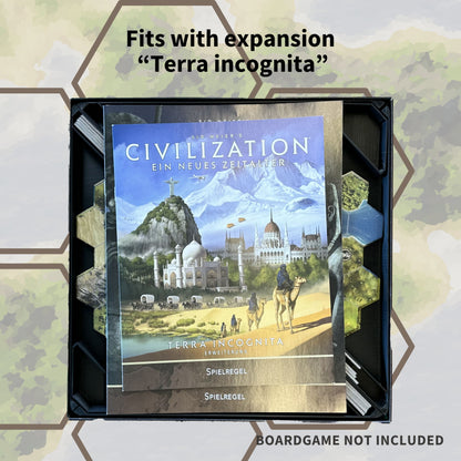 Civilization: A New Dawn insert - including Terra Incognita expansion