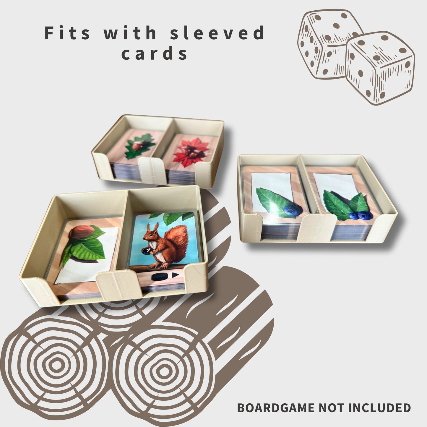 Woodcraft Inlay - Boardgame Organizer