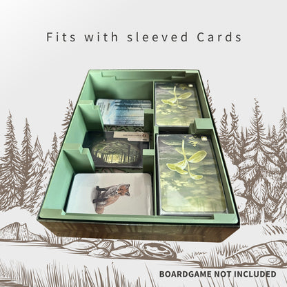 Mischwald Design Inlay ( + Alpin, Waldrand) - Brettspiel Organizer