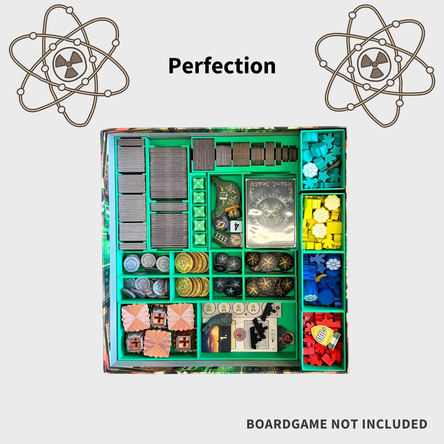 Nucleum Board Game Inlay Including Australia Epansion