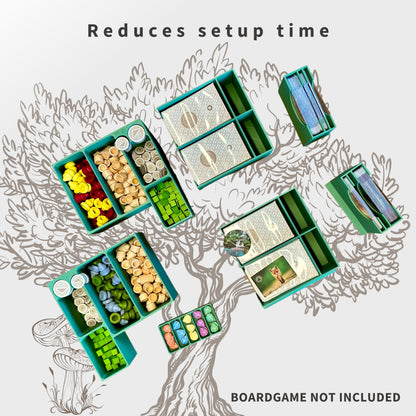 Earth Inlay - Boardgame Organizer
