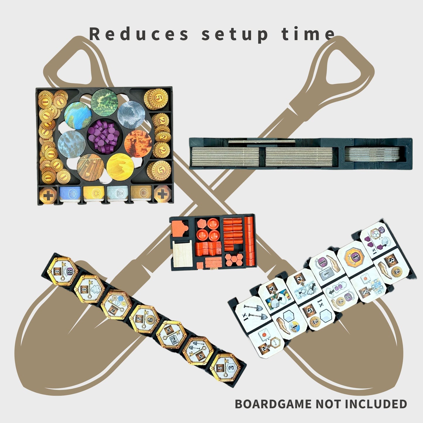 Age of Innovation Inlay - Boardgame Organizer