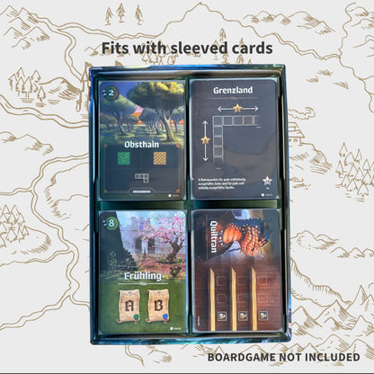 Kartograph /Kartographin Design Inlay - Brettspiel Organizer