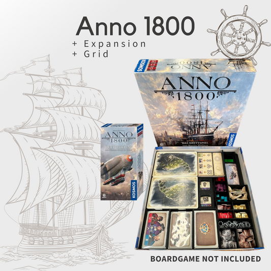 Anno 1800 Grid with Magnetlock - Boardgame Setup Helper
